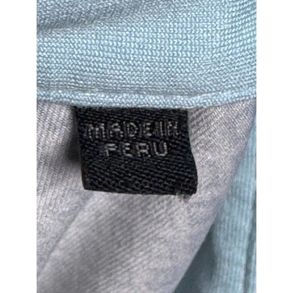 Greyson Polo Large Blue White Geometric Golf Embroidered Greenwood Performance - Picture 13 of 13